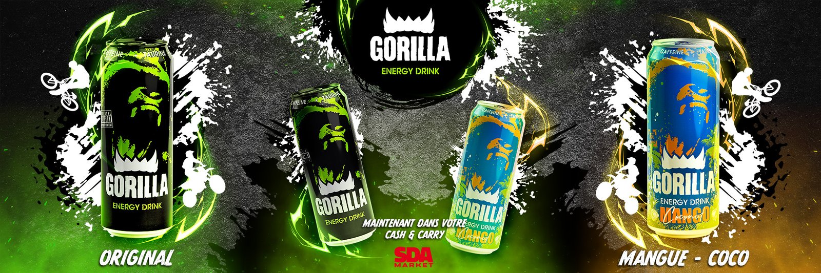 Découvrez les boissons Gorilla !